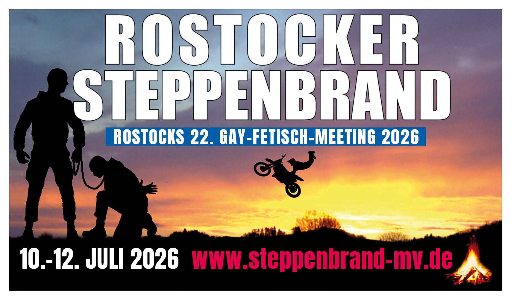 Banner fuer den Steppenbrand 2025